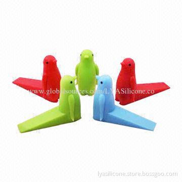 New design penguin shape silicone door stopper, not aging silicone door stop, durable BPA free